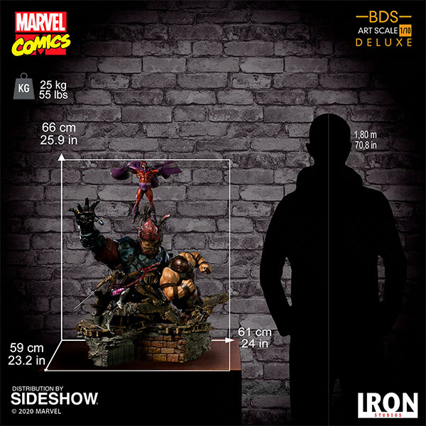 Iron Studios Marvel X-Men vs Sentinel Art Scale Deluxe Statue Set of All 3 Statues